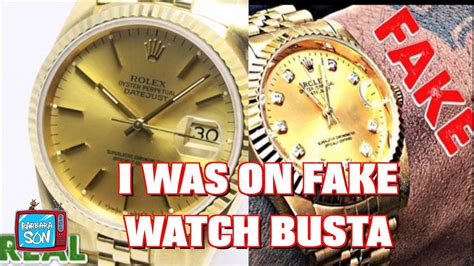 fake watch busta exposed